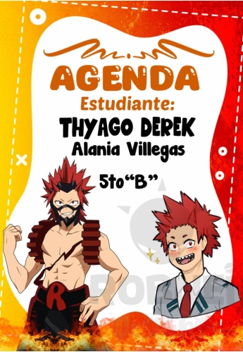 Eijiro Kirishima My Hero Academia Caratula